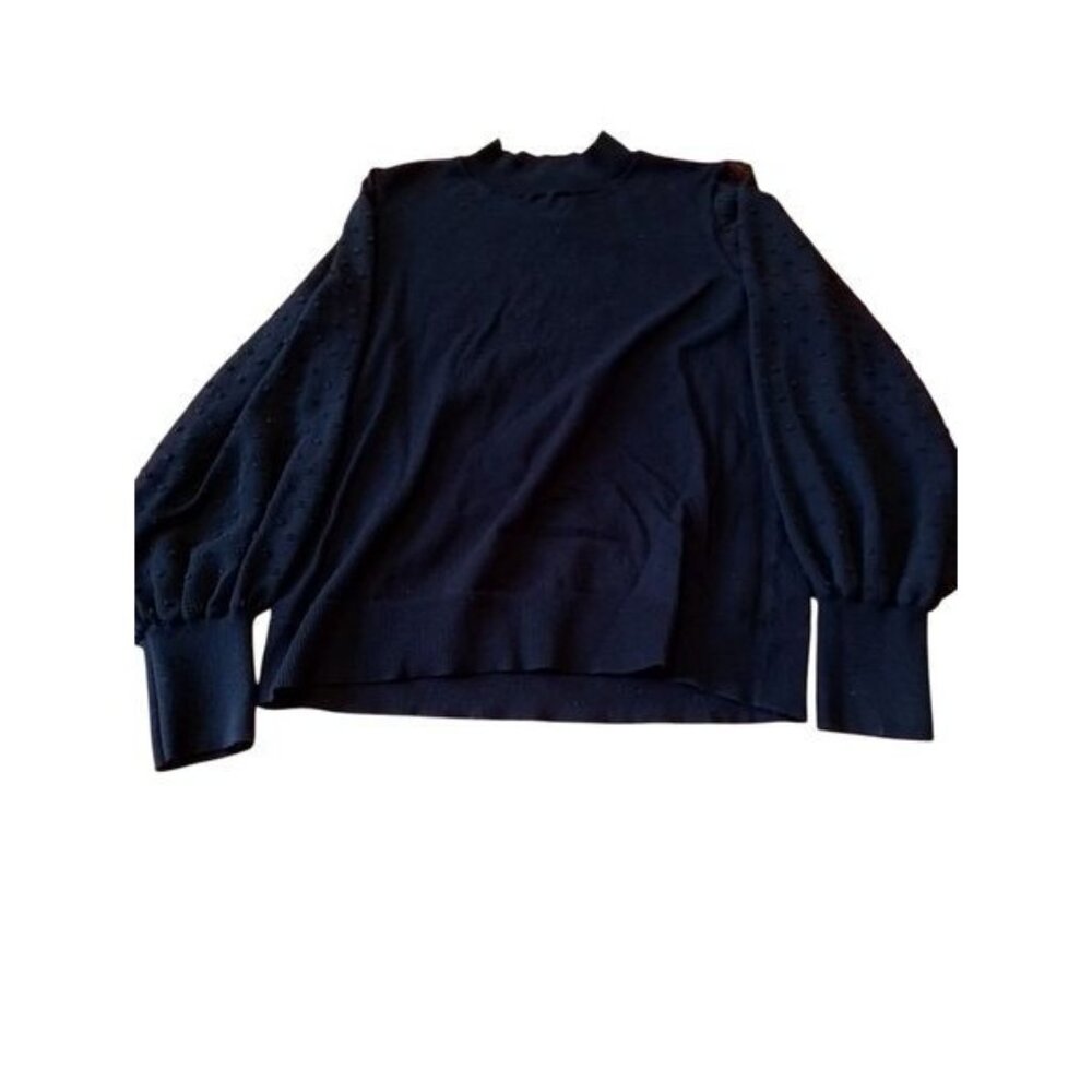 CECE Women's Sweater - Size Medium - Black Long Sleeve
